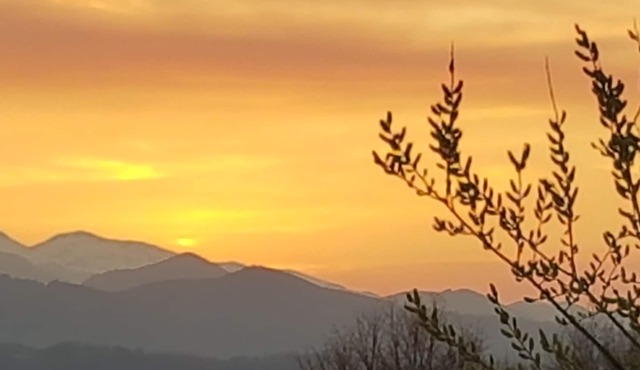 villa du Sarrat in the Baronnies facing the Pyrenees