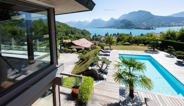 Villa Egalite Golf Lake Annecy Talloires Panoramic view