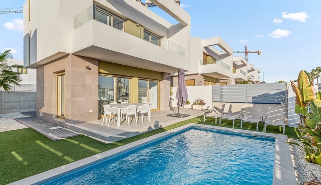 Villa "El Sueño" with Sea View, Private Pool & Wi-Fi