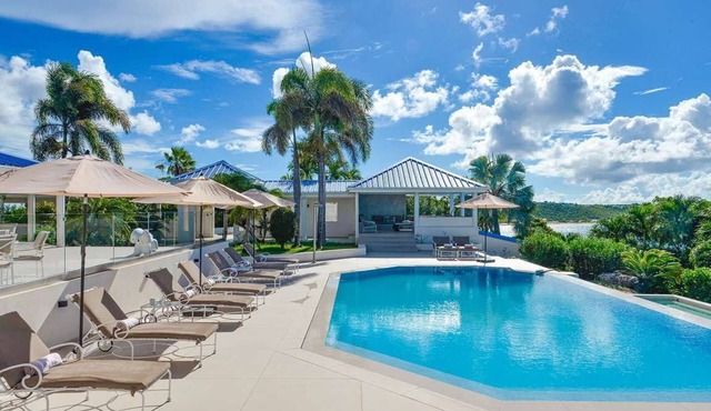 Villa Esprit de la Mer – 5-Bedroom Cliffside Luxury with Infinity Pool in St. Martin