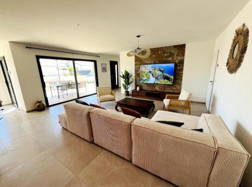 Villa exotique avec piscine - Dolce Rhôna