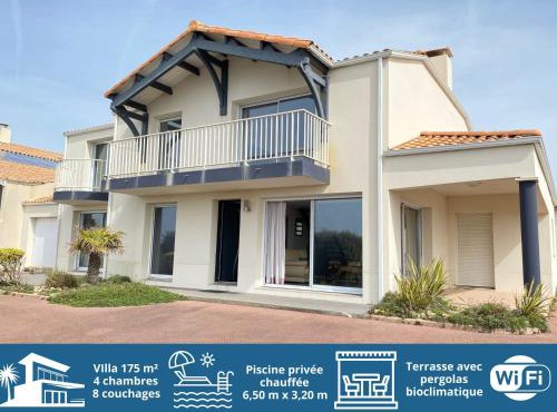 Villa familiale avec piscine privée chauffée, 800m plage, WiFi - FR-1-231-260