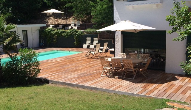 VILLA familiale 5* - PYLA PLAGE 6 à 8 PERS CLIM PISC CHAUFFEE PLAGE A PIED 450M