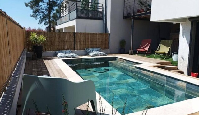 Villa Familiale Avec Jolie vue sur Pinède