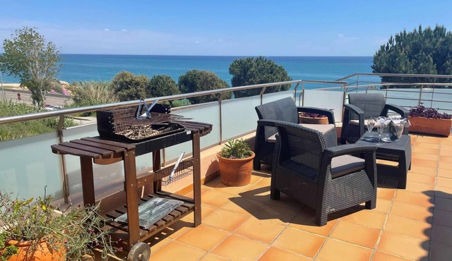Villa Farell just in front of the sea