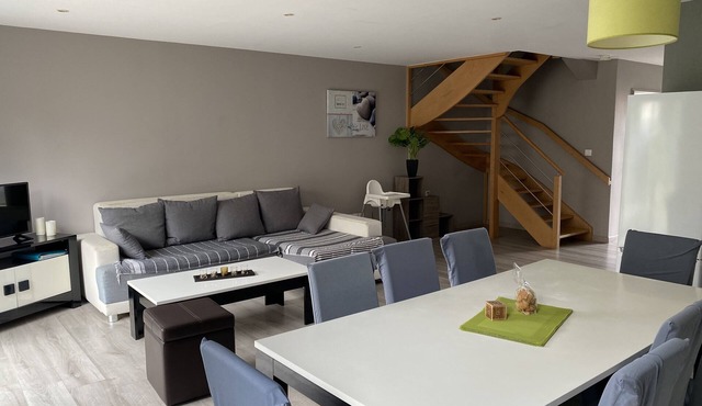 Villa Fétuque Crin d'Ours in Merlimont with hot tub, pets welcome