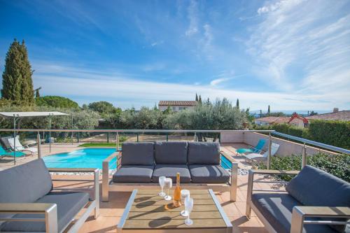 Villa Font du Roux - piscine chauffée - pétanque - adapté mobilité réduite