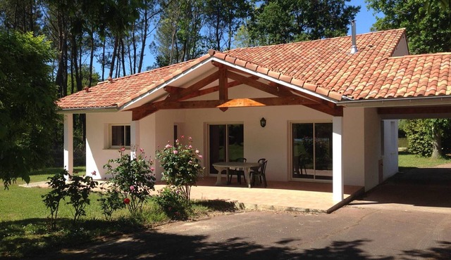 Villa for 8, pool, Soustons