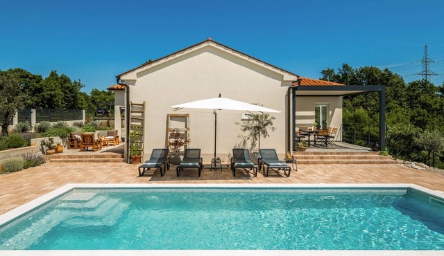 Villa for up to 5 people with private pool near Labin