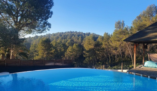 Villa with pool at the foot of Pic St loup