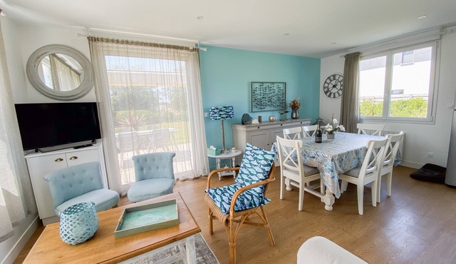 Villa Espérance, a stone's throw from Barneville beach, rated 3 *.