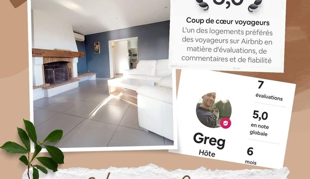 Villa 'Greg' with Mountain View, Wi-Fi and Air Conditioning