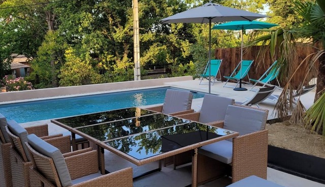 Villa Les Roches du Montélit Avec Piscine 200 m du Centre Ville, neuve, 120 m2