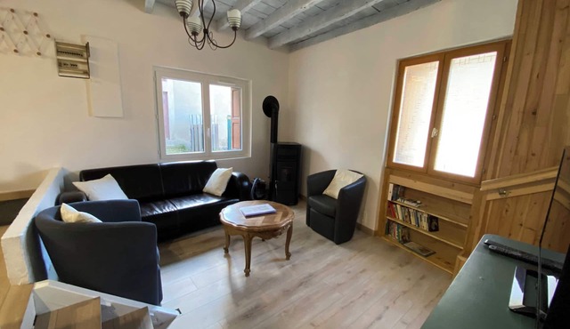 Village house with enclosed garden. Pets allowed