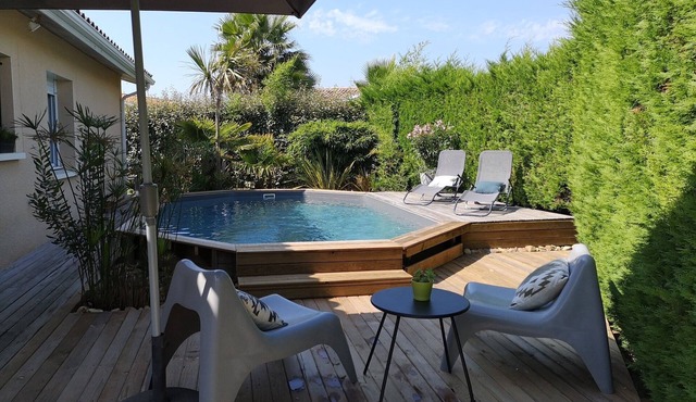 Villa de Charme au Calme Avec Piscine Chauffée