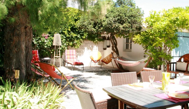 Villa on garden 2 min from the beach, 3 bedrooms