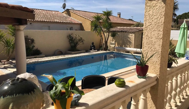 Villa full feet in the south of France