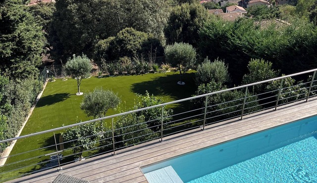 Villa Golfe d'Ajaccio panoramic sea view and swimming pool