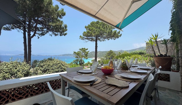 VILLA Grand Confort 5 bd facing the beach 150m Golfe d'Ajaccio 10 mn PORTICCIO