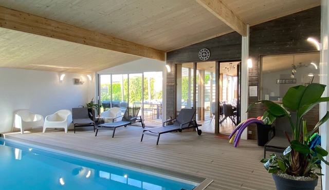 Villa Grand Ouest with Indoor Pool and Private Spa