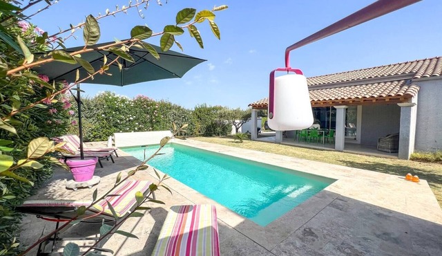 Villa Harmonie-8min from Uzès Clim & pool -Blauzac