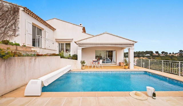 Villa Horizons Bleus Sea View Swimming Pool Hyères Costebelle
