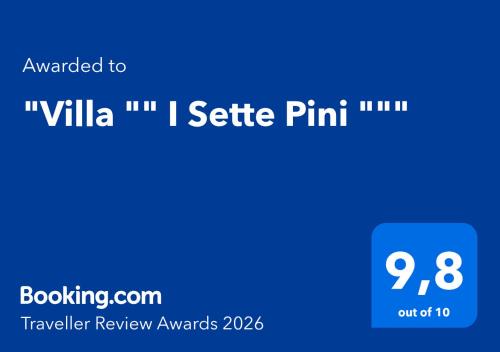 Villa " I Sette Pini "