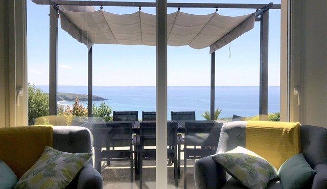 Villa in Crozon with Sea Views & Sandy Beach