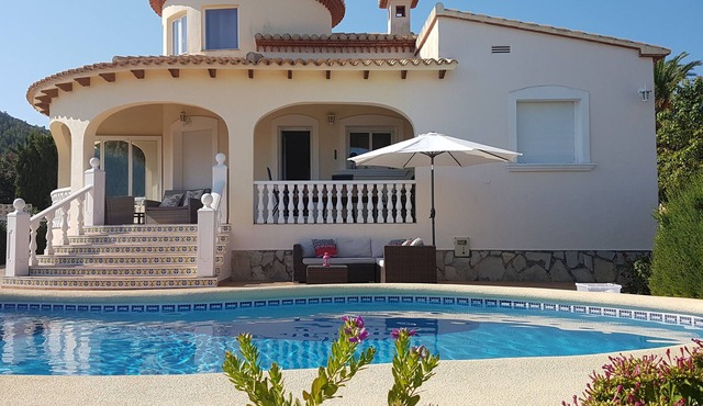 VILLA IN DENIA MONTGO WITH PRIVATE SWIMMING POOL EXCEPTIONAL VIEW ON SEA AND MOUNTAIN