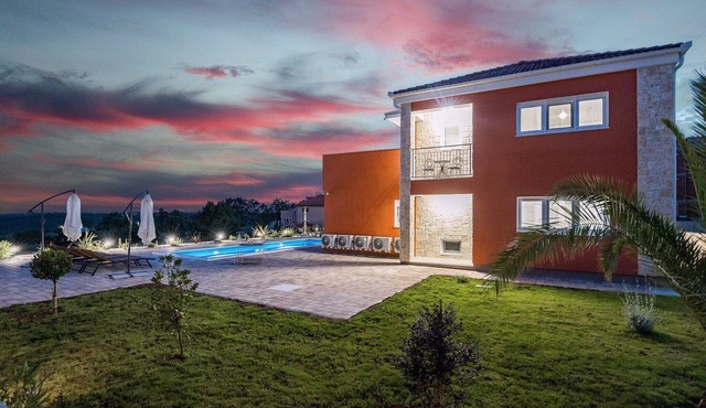 Villa in Krnica with Pool near Beach