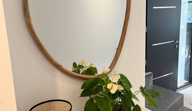 Villa in Larmor-Baden, swimming pool, pôele and pétanque court 100m from the sea