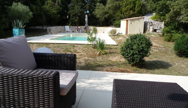 Villa in Orgnac l'Aven with private pool and panoramic view of the Cévennes mountains