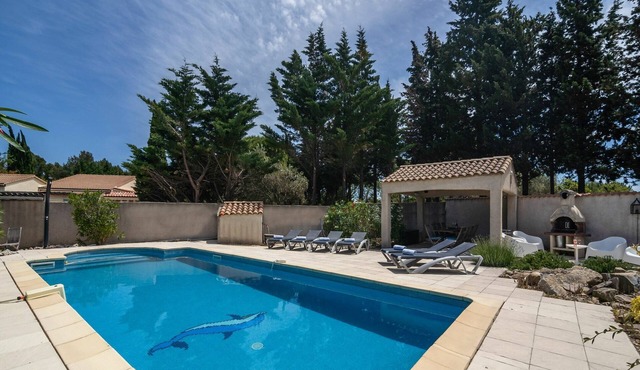 Villa in Pouzols with Private Pool & Vineyards