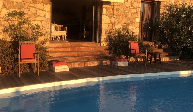 VILLA IN STYLE PAILLER BALAGNE OVERLOOKING BAY Calvi.