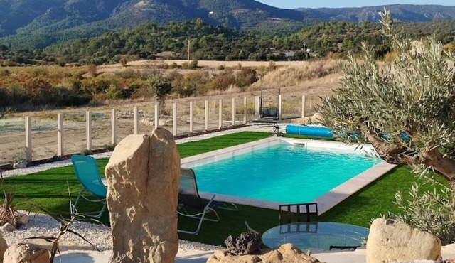 Villa in the Minervois, Private pool/Air conditioning/WiFinPanoramic view