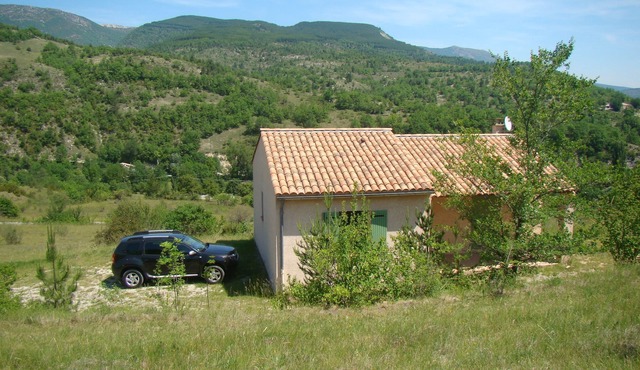 Villa in the gorges Méouge overlooking the valley