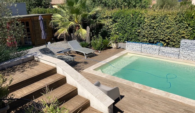 Villa in Villevielle with swimming pool and air conditioning