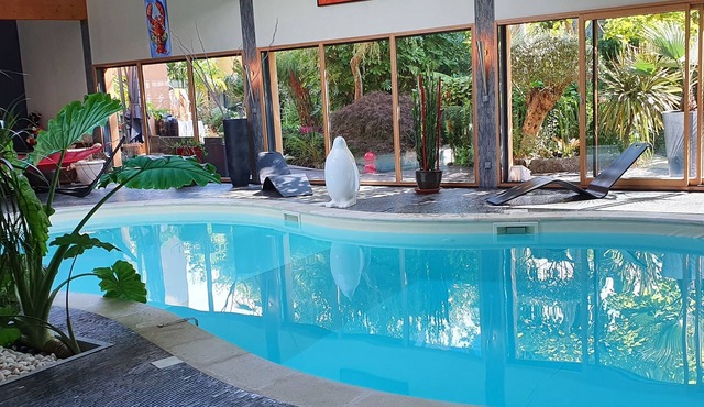 Villa indoor pool, hamman, sauna, jacuzzi, gym, billiards, baby