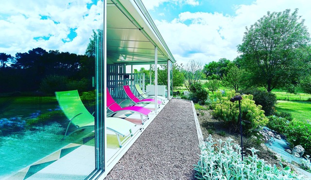 VILLA, INDOOR POOL, NEAR SAINT-ÉMILION/BORDEAUX, IDEAL FOR FAMILY.