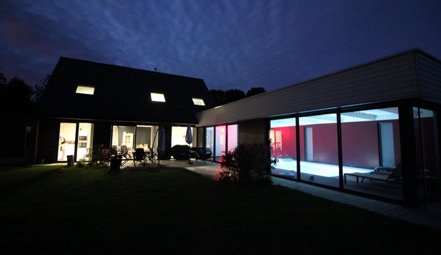 Villa indoor swimming pool, South Brittany near the sea