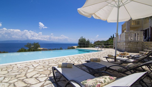Villa Ionia with Private pool on the sea frond