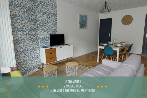 Villa Jean Julien - Le Sancy - Wifi - 2 chambres - 2 Salles d'eau - Rdc - 8 personnes - Terrasse