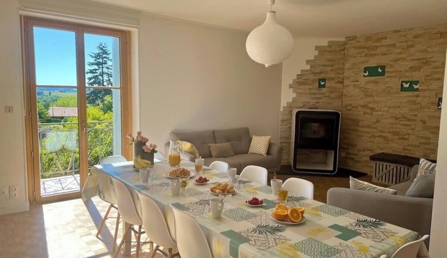 Villa La Baronnie - 11 pers - Proche Brive -Jardin