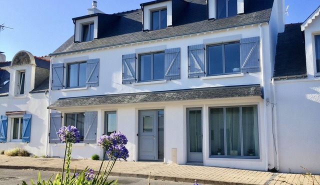 Villa La Chaumine, sea view, Quiberon, 10 pers, full sea view
