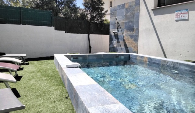 Villa la schooner air-conditioned swimming pool 5 minutes walk from the beach of sete