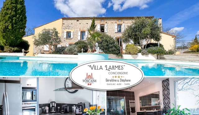 Villa Larmès - Swimming pool - Spa - Gym