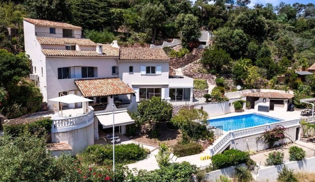 Villa Les Adrets Mandelieu hillside with pool - 2303