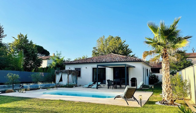 Villa Les Deux Palmiers *Pool & A/C