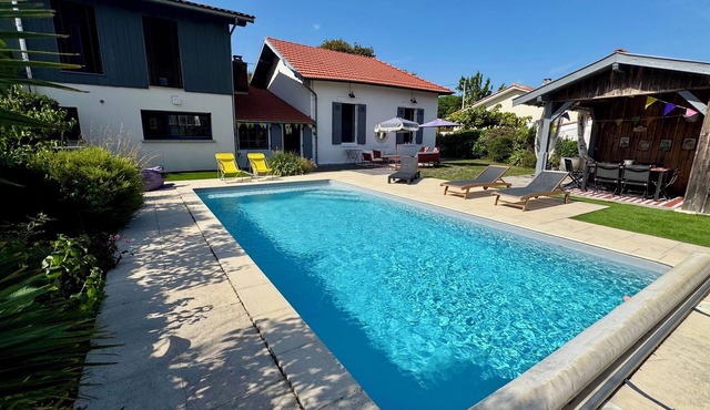 Villa Les Lauriers - pool and beach 200 m away