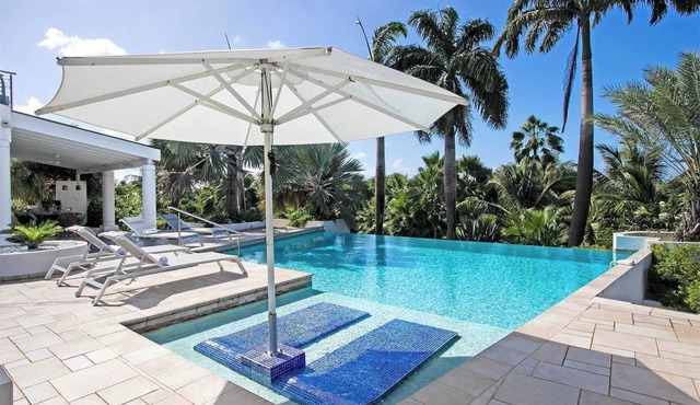 Villa Les Palmiers Bleus – Contemporary Beachside Luxury in Terres Basses, St. Martin